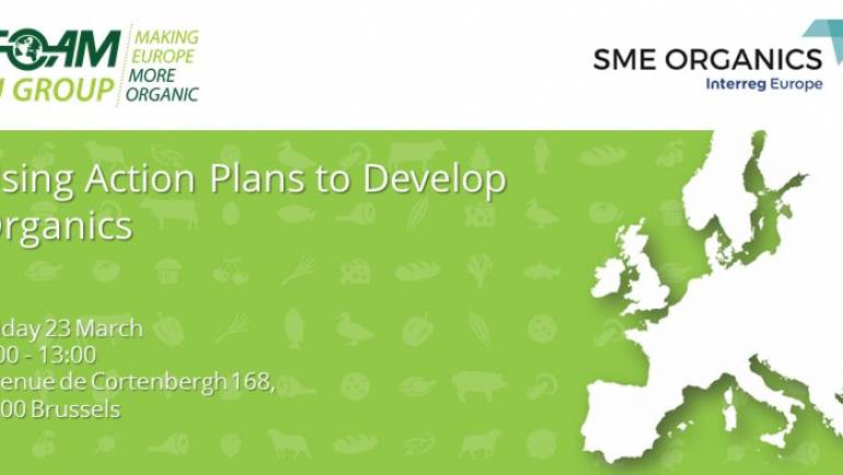 Conferinta Interregională SME Organics la Bruxelles