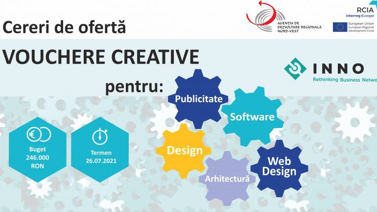 Câștigătorii voucherelor creative și lansarea cererilor de ofertă pentru servicii culturale și creative – Etapa II a Apelului Regional de Vouchere Creative